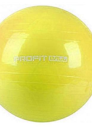 М'яч для фітнесу фітбол ms 0383, 75 см (жовтий)