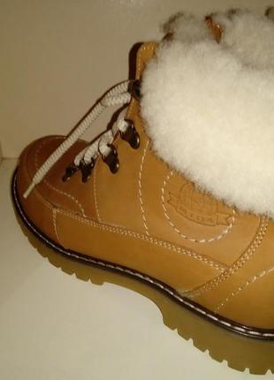 Ботинки зима кожаные3 фото