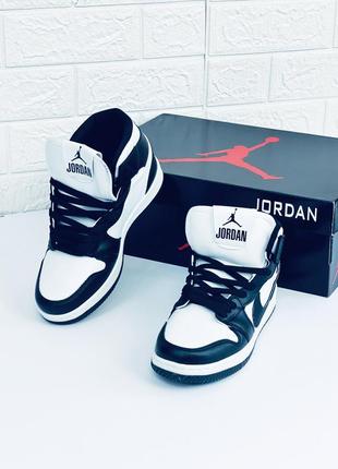 Кросівки чоловічі nike air jordan 1 кросовки женские найк аир джордан унисекс2 фото