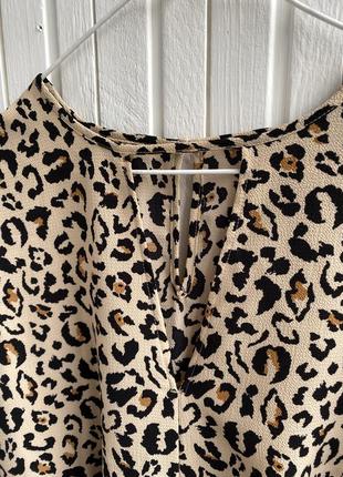 Блуза укороченная леопардовая h&m divided5 фото