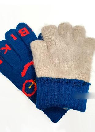 Теплые перчатки,перчатки для мальчика, зимние перчатки2 фото