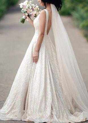 Торг📌 королевское свадебное платье коллекции anna sposa federica4 фото