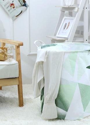 Корзина для игрушек, белья, хранения зеленый градиент berni home