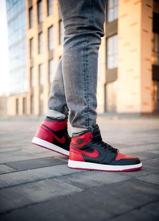 Жіночі кросівки jordan retro 1 high bred / smb