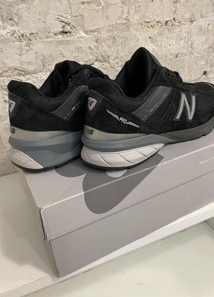 Кроссовки new balance 990 v5 оригинал новые черные4 фото