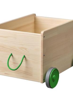 Дерев’яний контейнер для іграшок