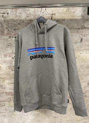 Худи patagonia p-6 оригинал новый серый