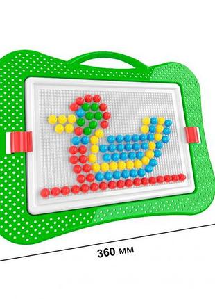 Дитяча розвиваюча мозаїка №5 3374txk, 240 фішок в наборі топ