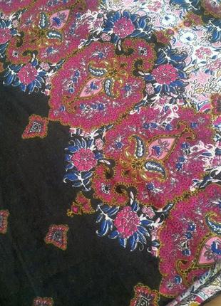Marks & spencer. шарф, палантин, платок в красивой расцветке1 фото