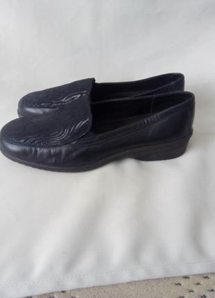 Туфли, кожаные туфли, черные кожаные туфли3 фото
