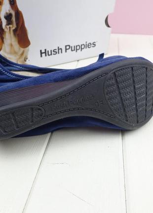 Замшевые балетки hush puppies америка2 фото