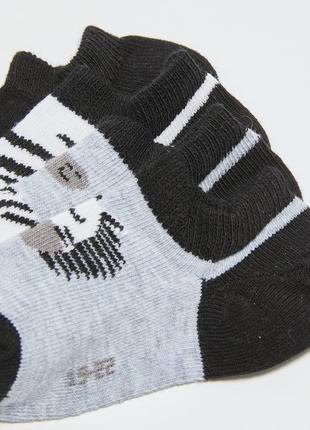 1-2/2-3 роки нові яскраві короткі шкарпетки з візерунком комплект набір 4 пари lc waikiki вайкіки2 фото