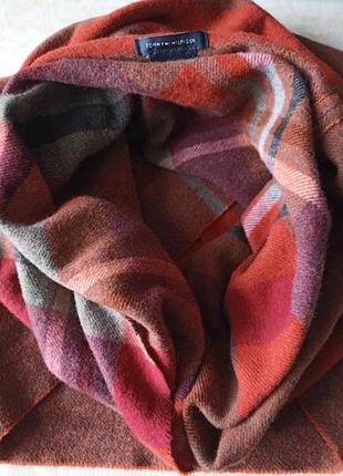 Італійский  шарф/снуд/хомут/пончо з чистої шерсті