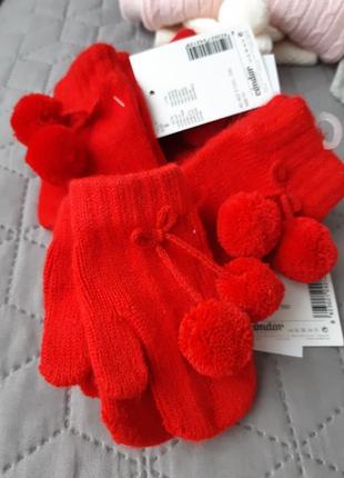 Варежки, рукавички, рукавицы для девочки3 фото