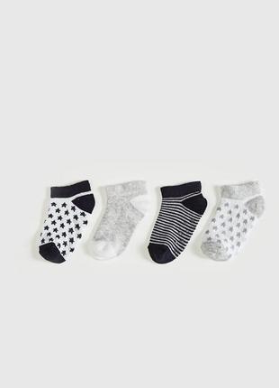 1-2/2-3 года новый фирменный набор 4 пары носков малышам lc waikiki вайкики