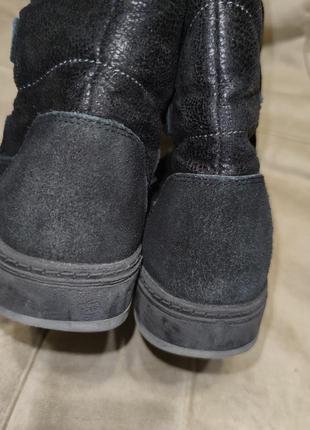 Зимние  теплые ботинки сапоги на меху 379 фото