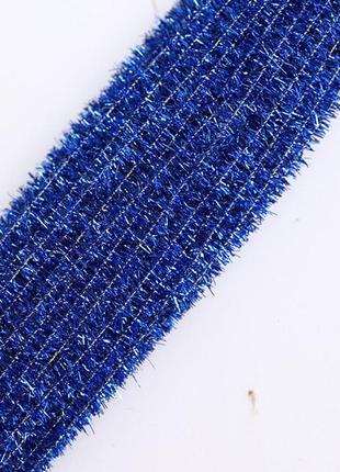 Снельная палочка цвет - синий, блестящий,цена за 100 шт