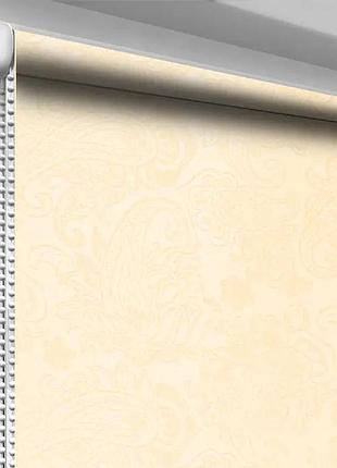 Рулонная штора арабеска 2070 пудра /размер от 40 х 170 см