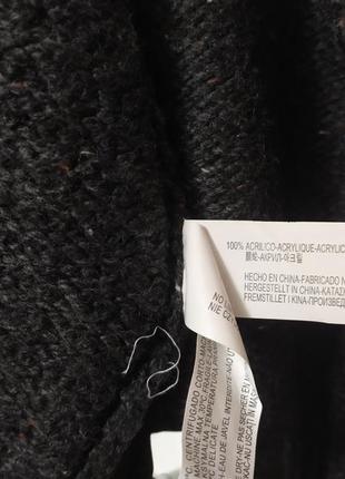 Кардіган в'язаний з капюшлном bershka owersize светр свитер3 фото