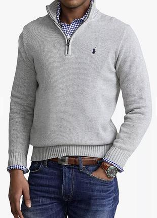 Светр під горло на замку polo ralph lauren
