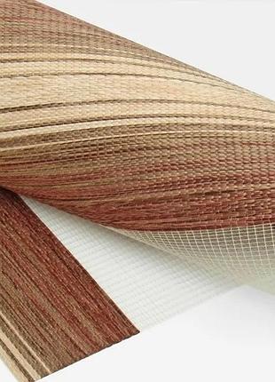 Рулонные шторы день-ночь соломка