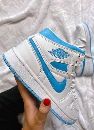 Жіночі кросівки  jordan gives 1 high Crafted & blue женские кроссовки джордан