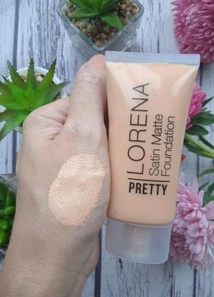 Тональный крем lorena pretty satin matte foundation тон 04.1 фото