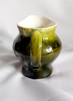 Молочник майоліка кераміка вінтажна майолика