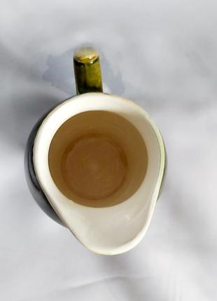 Молочник майоліка кераміка вінтажна майолика