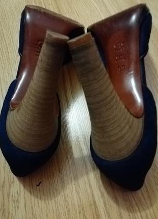 Туфли vero cuoio, made in italy, кожанные, размер 374 фото