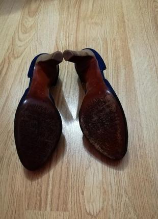 Туфли vero cuoio, made in italy, кожанные, размер 375 фото