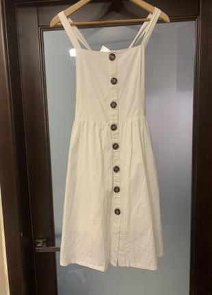 Платье сарафан белый qed london размер 14
