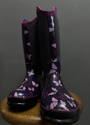 Резинові черевики гумаки термо високі bogs3 фото