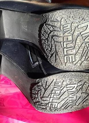 Жіночі зимові шкіряні чоботи, до коліна, tm nivelle, 37 р-р, каблук 9,5 см3 фото