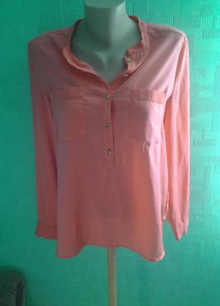 Легкая блузка с длинным рукавом