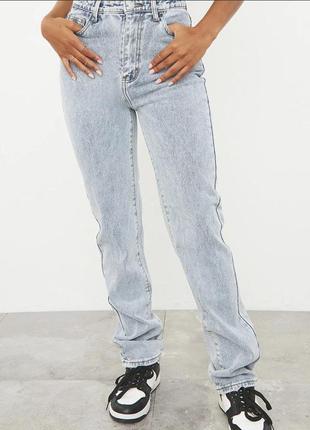 Стильні джинси висока посадка