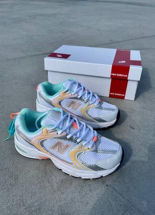 Кросівки new balance 530 white orange mint