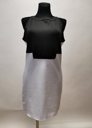 Чорно-біле жіноче плаття4 фото