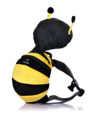Фірмовий якісний дитячий рюкзак бджілка с скритим капюшоном little life1 фото
