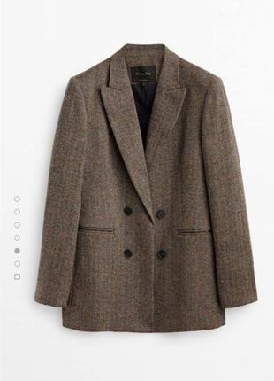 Жакет/піджак massimo dutti, wool 100%2 фото