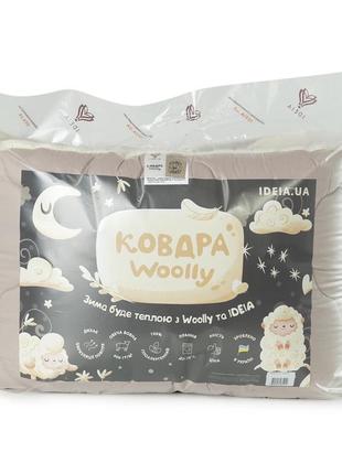 Ковдра woolly вовняна, тм ideia євро5 фото