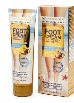 Крем для ног fruit of the wokali foot cream,коллаген