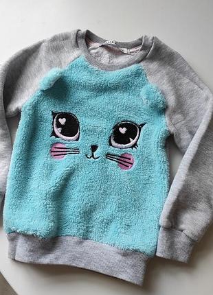 Теплая кофта кофточка свитшот кофточка реглан