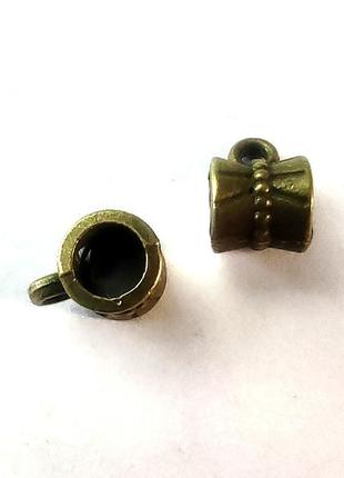 Держатель для кулона finding бейл античная бронза 10 mm x 7 mm 12529