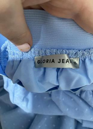 Шикарная голубая юбка из мягкого фатина4 фото