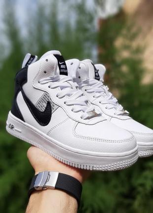 Зимові шкіряні кросівки nike air nike 1 '82 ☃️