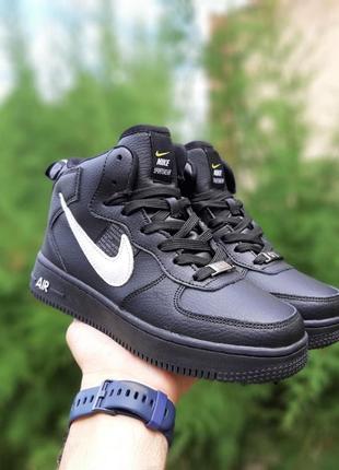 Зимові шкіряні кросівки nike air nike 1 '82 ☃️