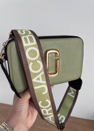 Сумка marc jacobs khaki logo6 фото