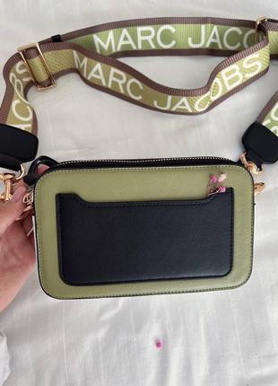 Сумка marc jacobs khaki logo9 фото