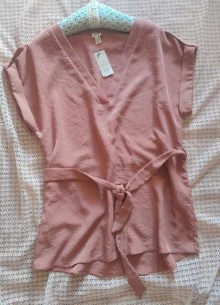 Стильна блуза з поясом river island